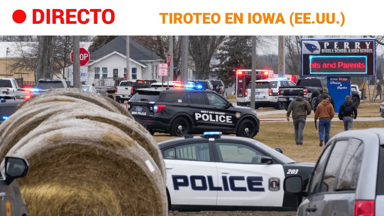 TIROTEO (EE.UU.): MUERE el presunto AUTOR del ATAQUE en un INSTITUTO donde hay VARIOS HERIDOS | RTVE