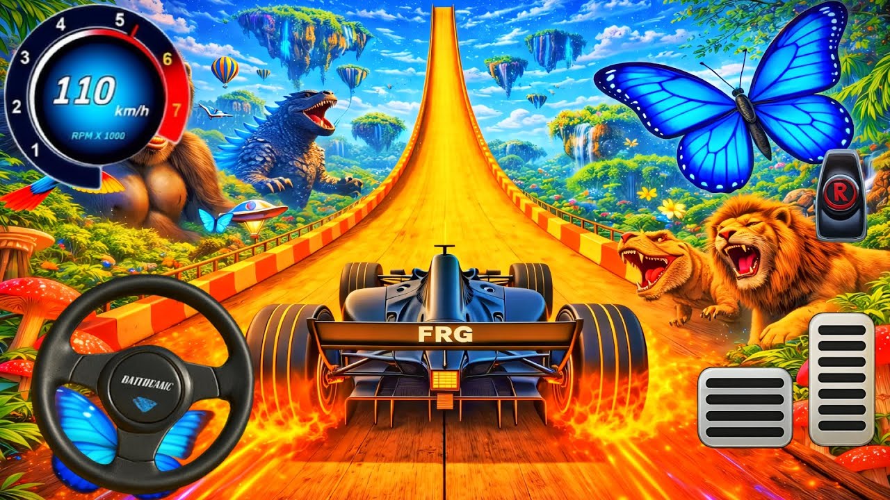 Ultimate Mega Ramp Race 3D – GT Car Stunt Master Simulator – Android Gameplay 2025