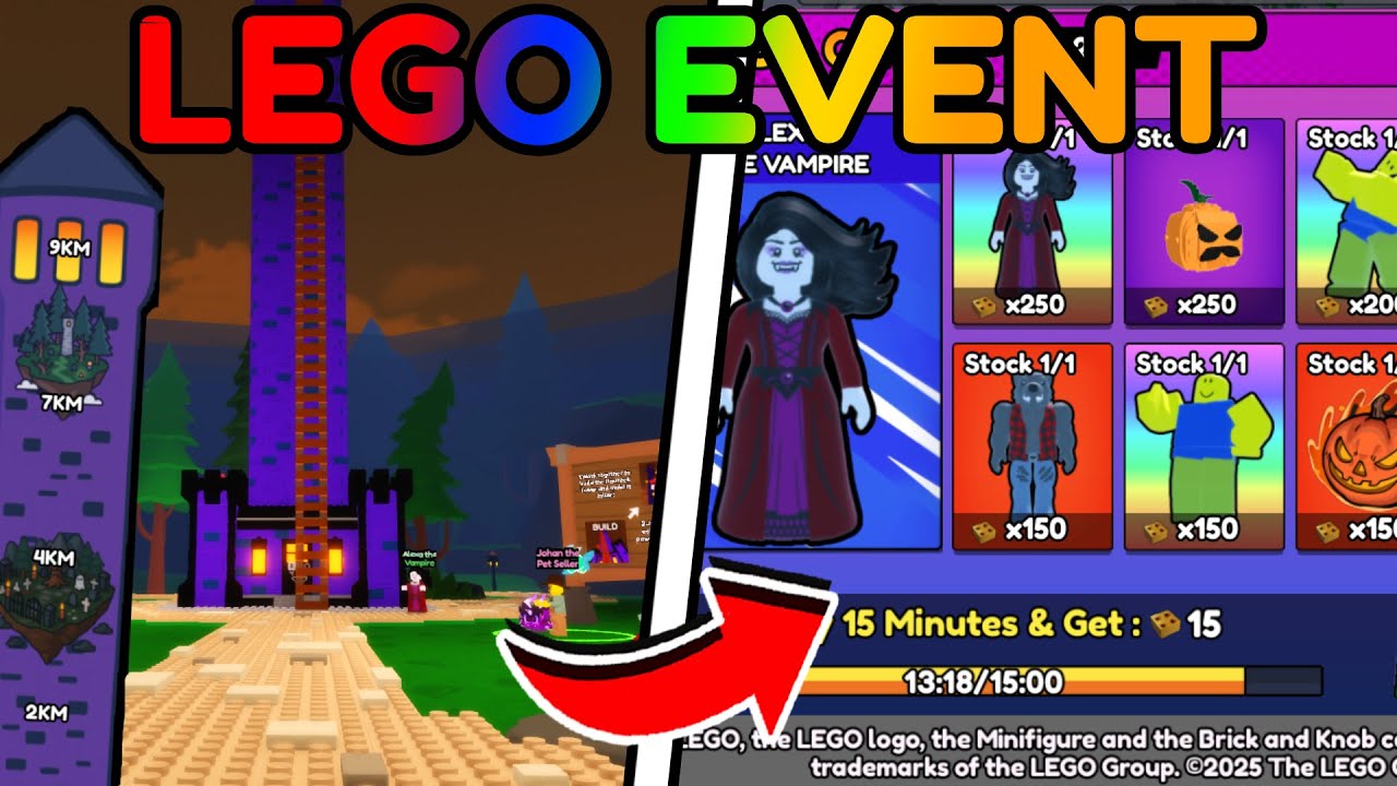 Я сыграл в НОВОМ событии Lego в Climb And Jump Tower Roblox!