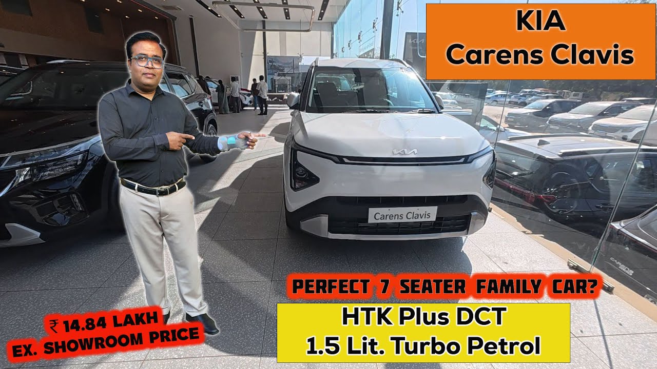 Kia Carens Clavis HTK Plus DCT Walkaround, Prefect Family Car?