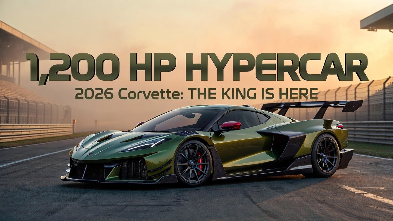Chevrolet Corvette ZR1X 2026 года &mdash; 1250 л.с., разгон до 100 км/ч | Величайший суперкар Америки в...