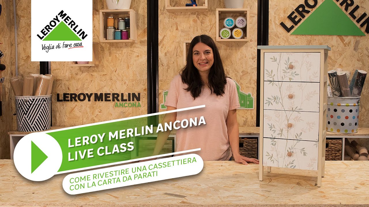 Rivestire un mobile con la carta da parati | Bricolage | Leroy Merlin
