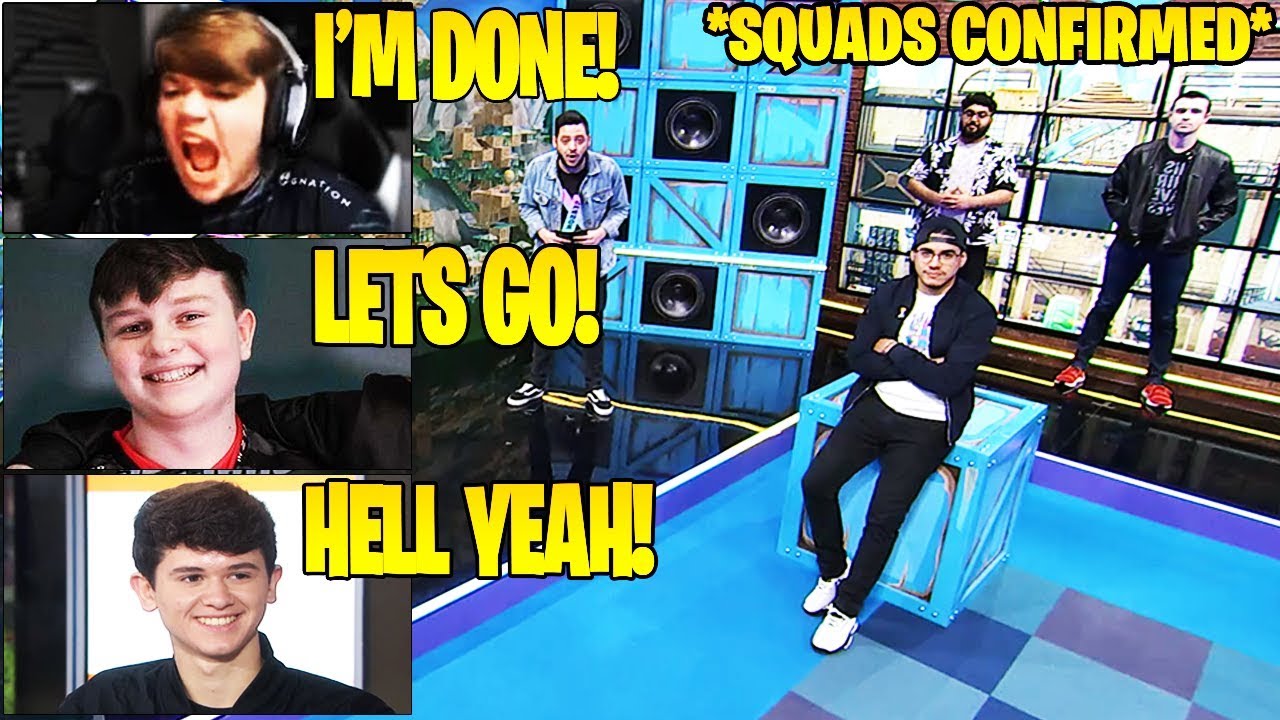 Streamers React To *COMPETITIVE SQUADS* Confirmed By Epic Games!