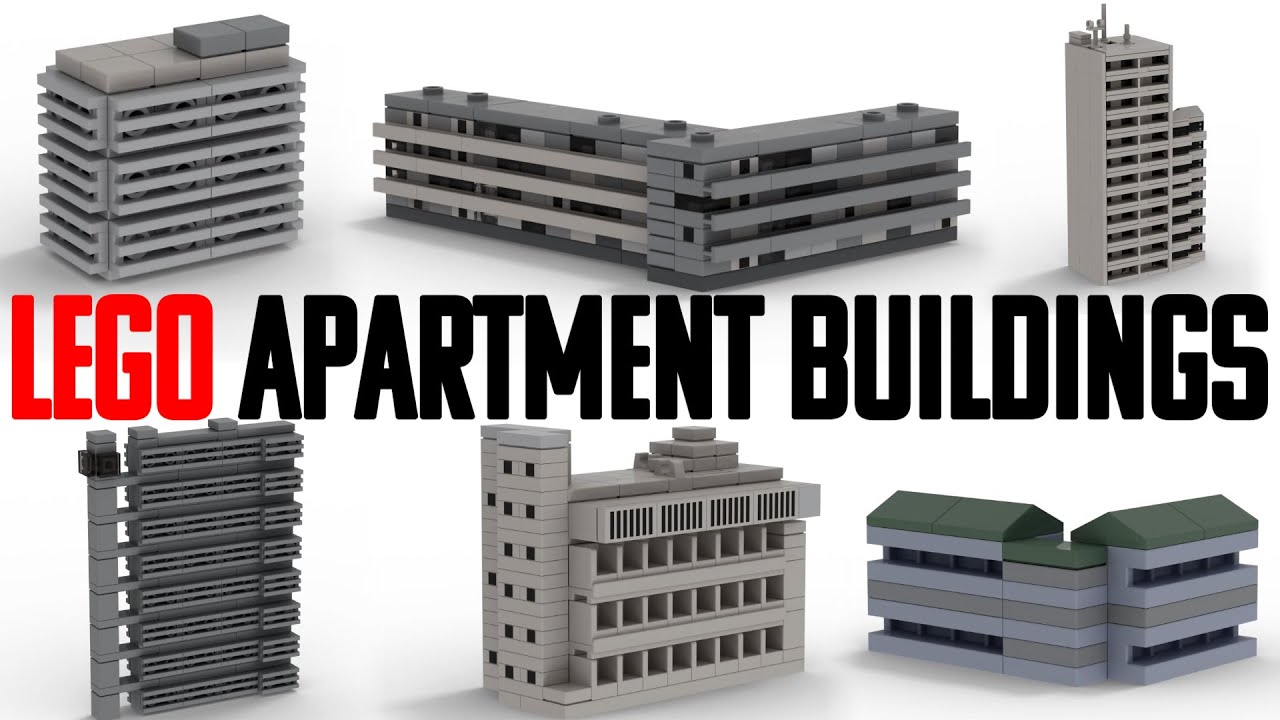 Lego Architecture micro apartment building ideas