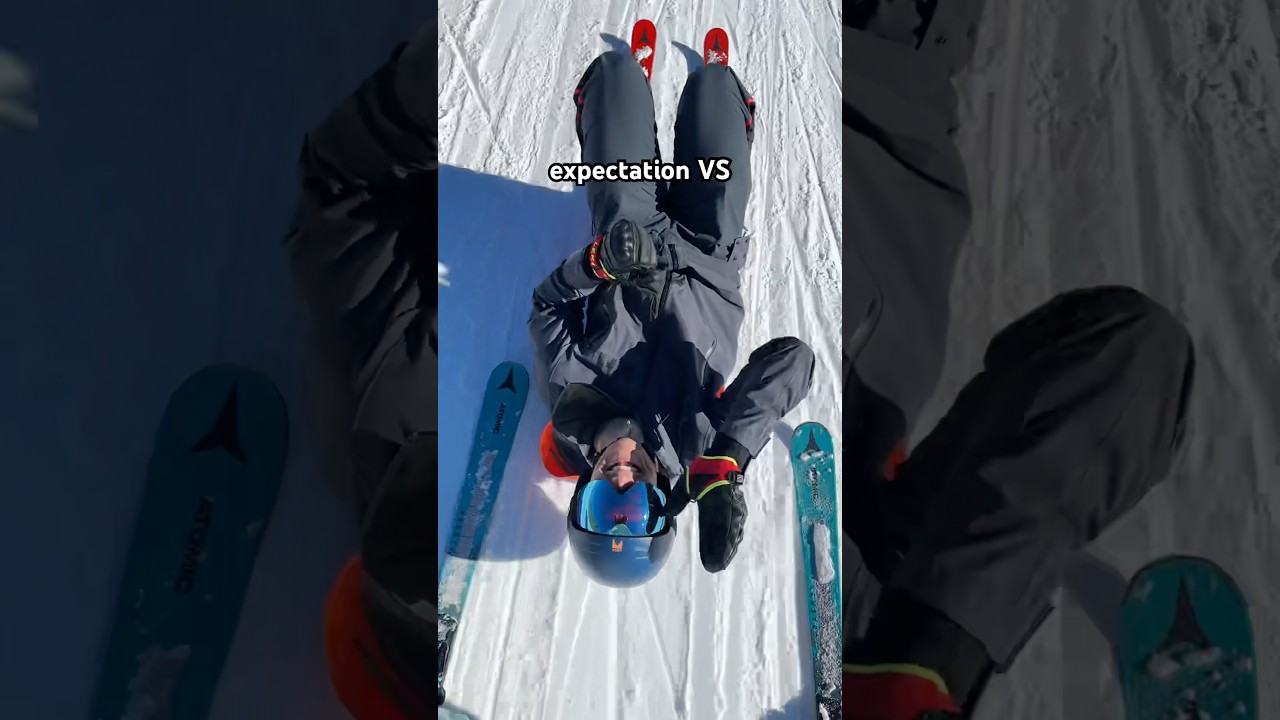 Macht den Trend nicht mit eurem Freund 😳 Er fährt so schnell ⛷️ 