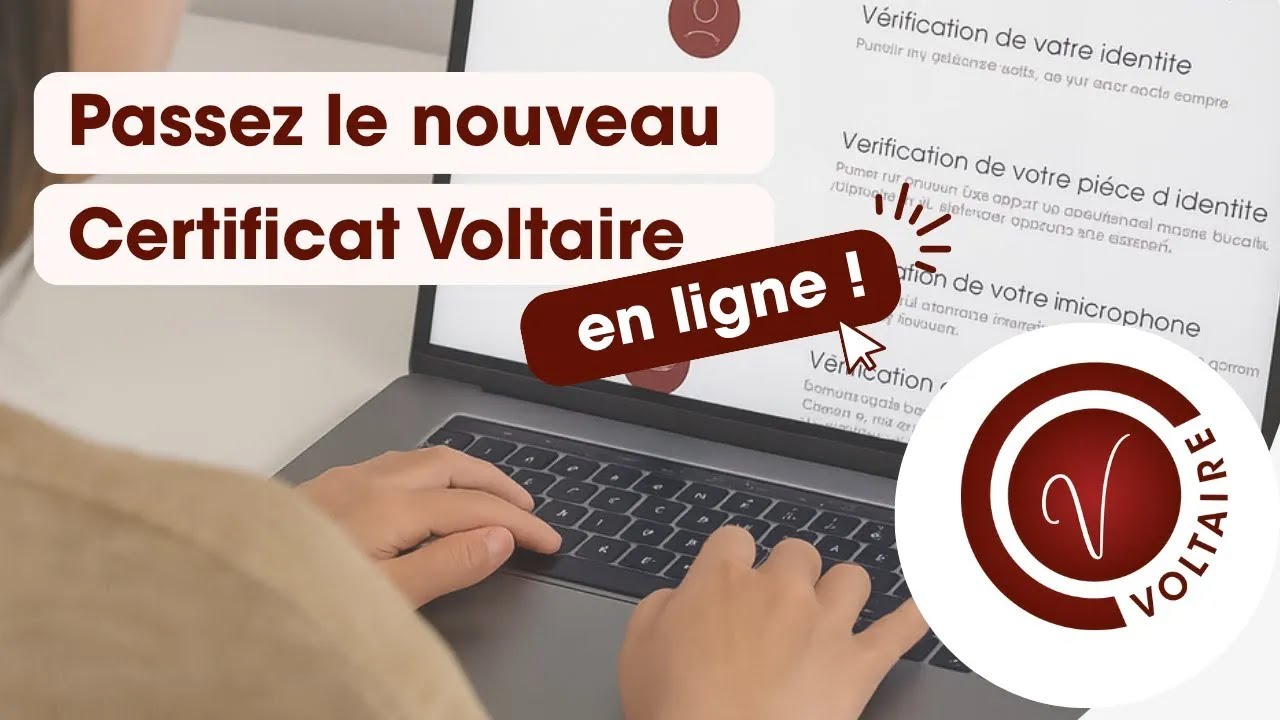 Nouveauté : Le Certificat Voltaire se passe aussi en ligne !