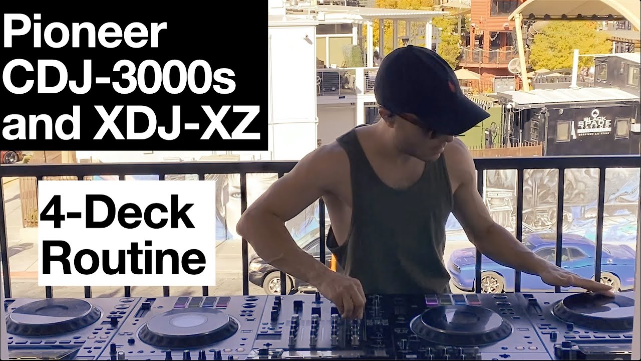 Trentino 4-Deck Routine on the Pioneer CDJ-3000s and XDJ-XZ.