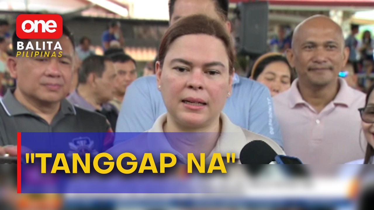 VP Sara, hindi na umaasang makauwi si dating Pres. Duterte | One Balita Pilipinas