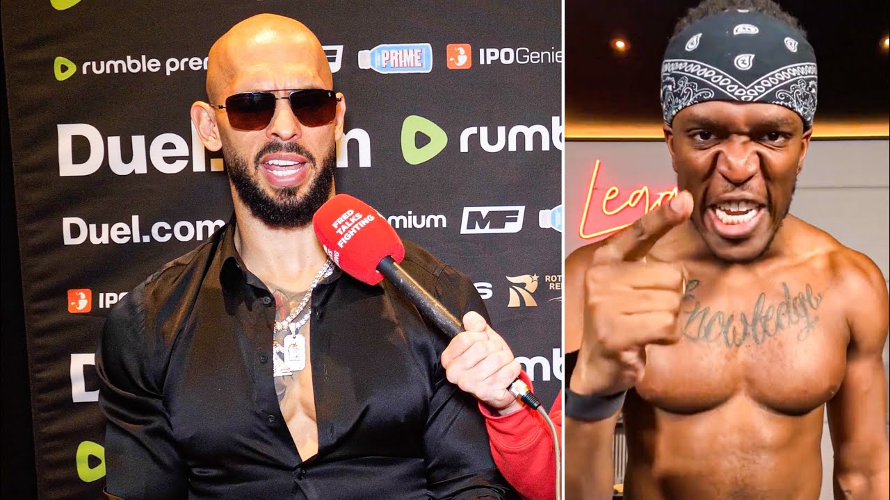 «Мне плевать на KSI» — Эндрю Тейт отвечает KSI