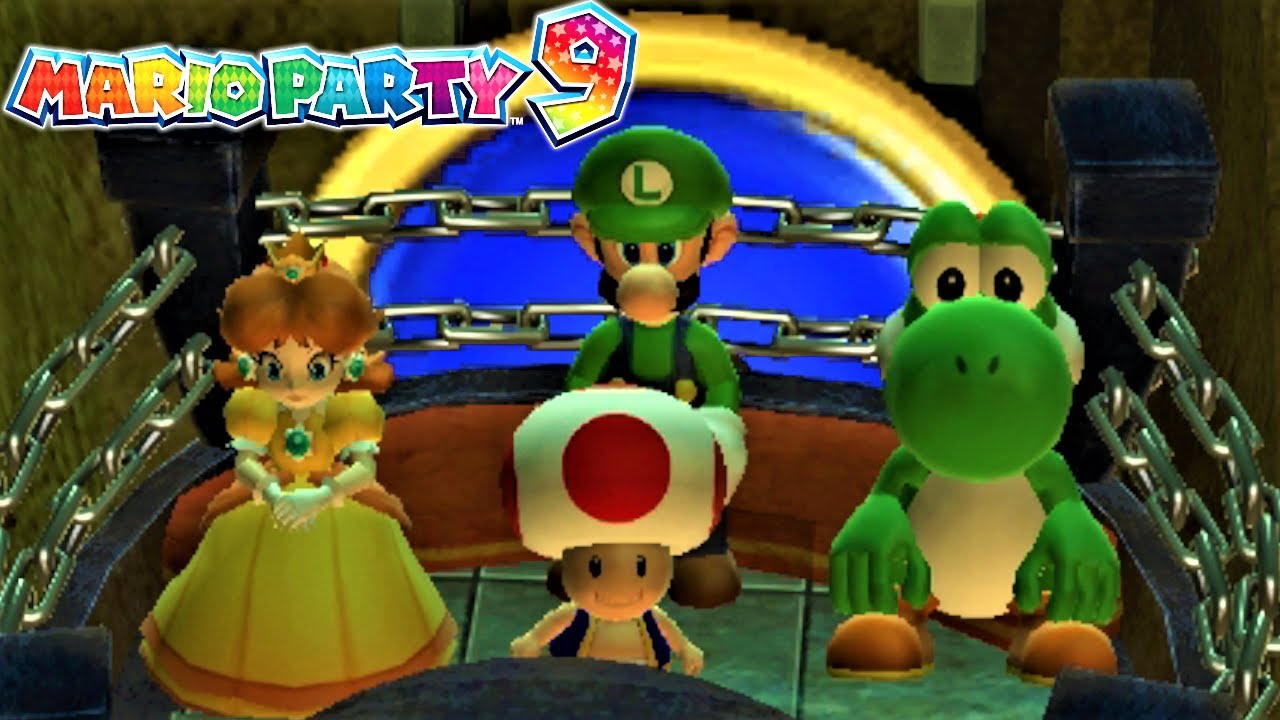 Mario Party 9 #23 - Magma Mine / Luigi vs Daisy vs Yoshi vs Toad (Master Difficulty)