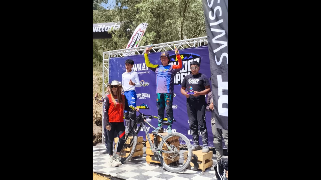 Mi primer blog/ Ecuador Open.  Downhill  Laguna de Yambo