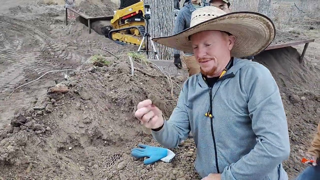 Searching for artifacts on the Lampasas river 