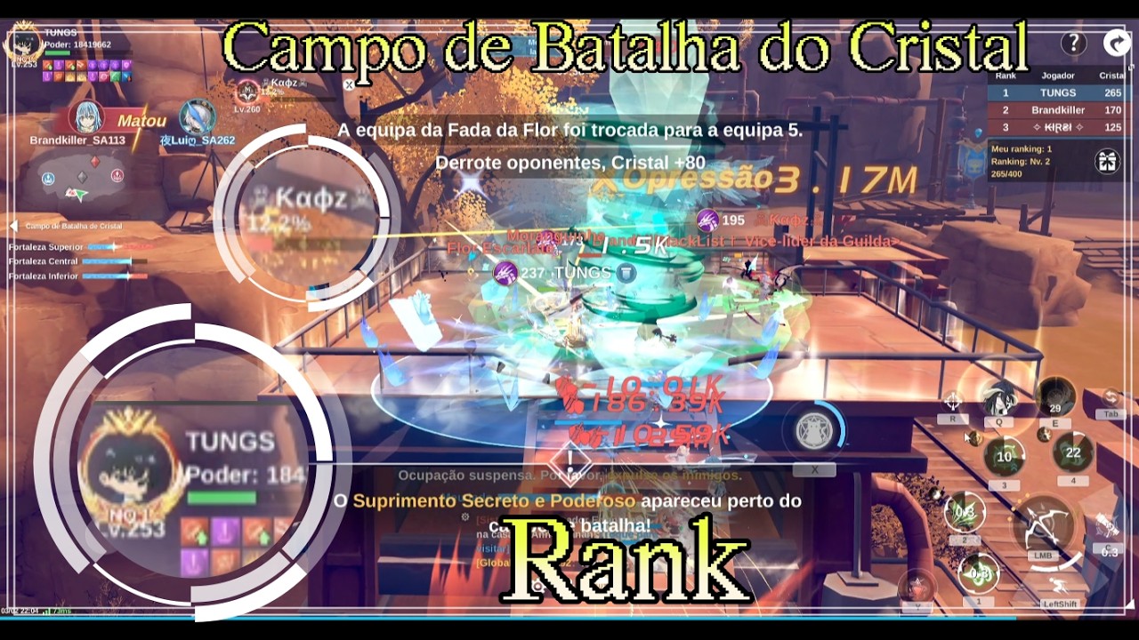 GD1v9 - The Legend of Neverland - Campo de Batalha do Cristal (Rank) Tungs