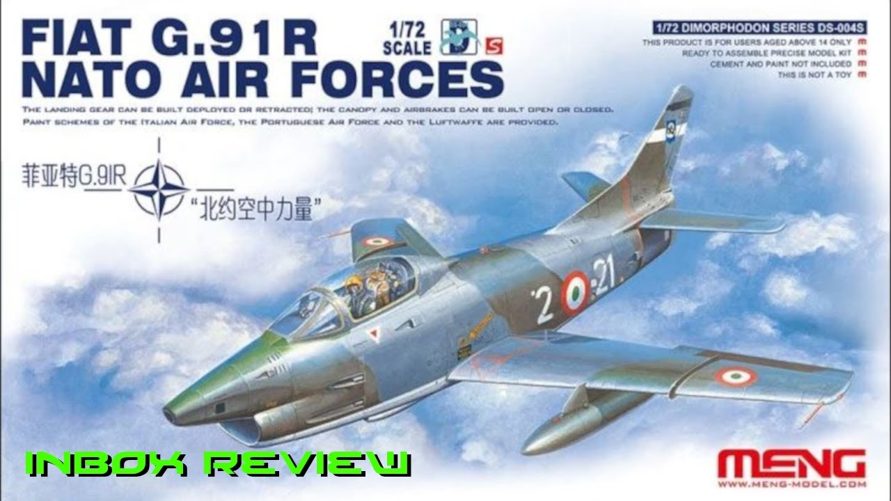 Inbox Review Meng 1/72 Fiat G.91R NATO Air Forces