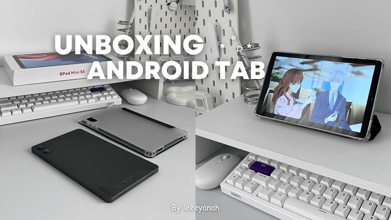 new android tablet 2025🍥aesthetic unboxing budget tablet Bpad Mini SE, study with me, lazada find
