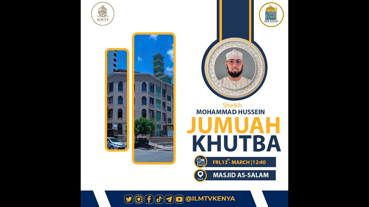 🔴 FRIDAY KHUTBA || MASJID AS-SALAM || SHEIKH MOHAMED HUSSEIN