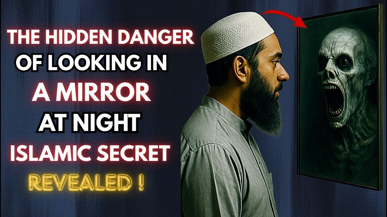 The hidden DANGER of looking at yourself in a mirror at night! An Islamic secret revealed