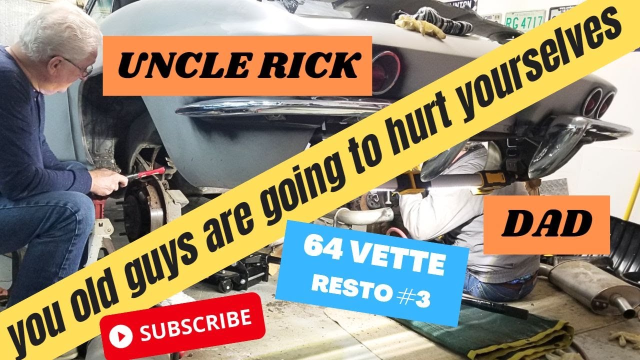 64 Vette Resto Part 3 OMG ! ! ! Wheel Bgs, Rear end Rebuild & more all in the garage.