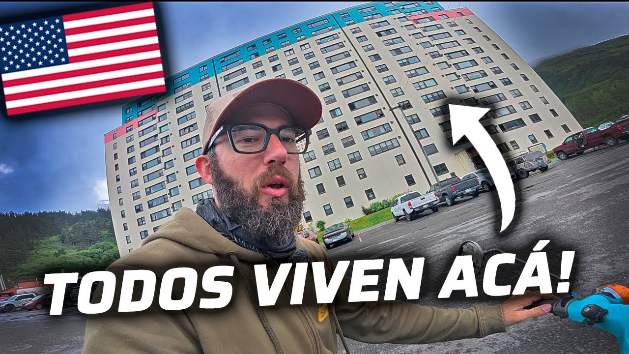 THE WHOLE CITY LIVES IN THIS ALASKA BUILDING😱👀 | WHITTIER🇺🇲