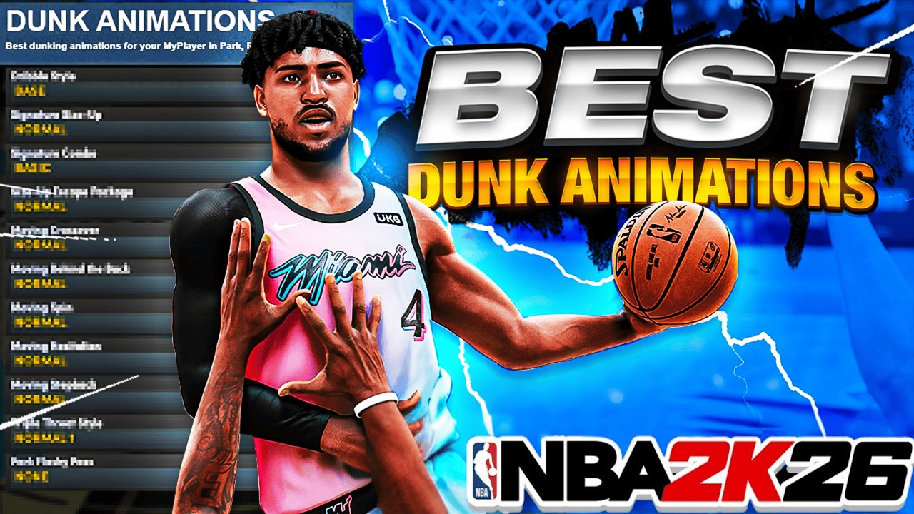ЛУЧШИЕ ПАКЕТЫ ДАНКОВ NBA 2K26 ДЛЯ КАЖДОЙ СБОРКИ • ЛУЧШИЕ АНИМАЦИИ СУПЕР-МАШЕК/СТИЛИ ДАНКОВ