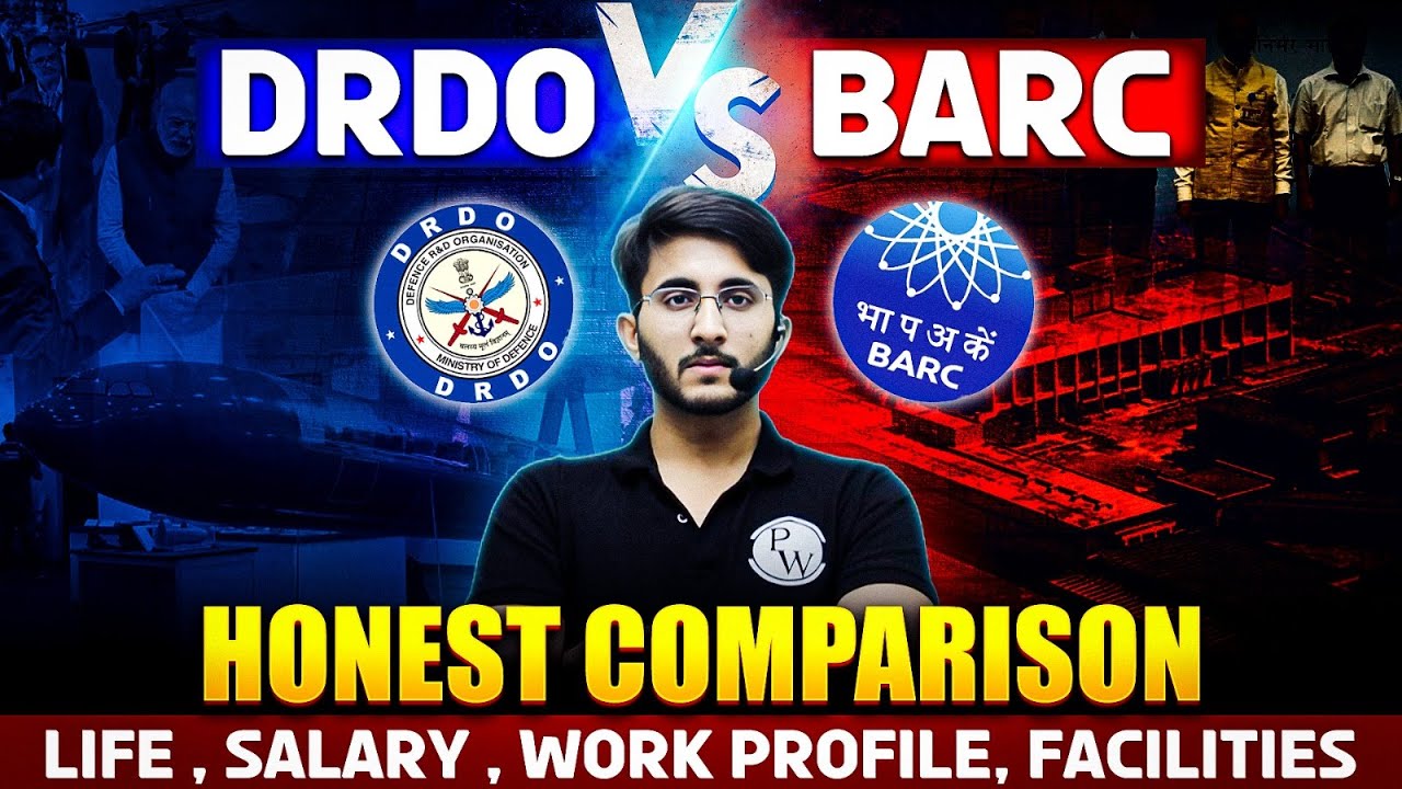 DRDO vs BARC Through GATE | Honest Comparison | Life | Salary | Work Profile