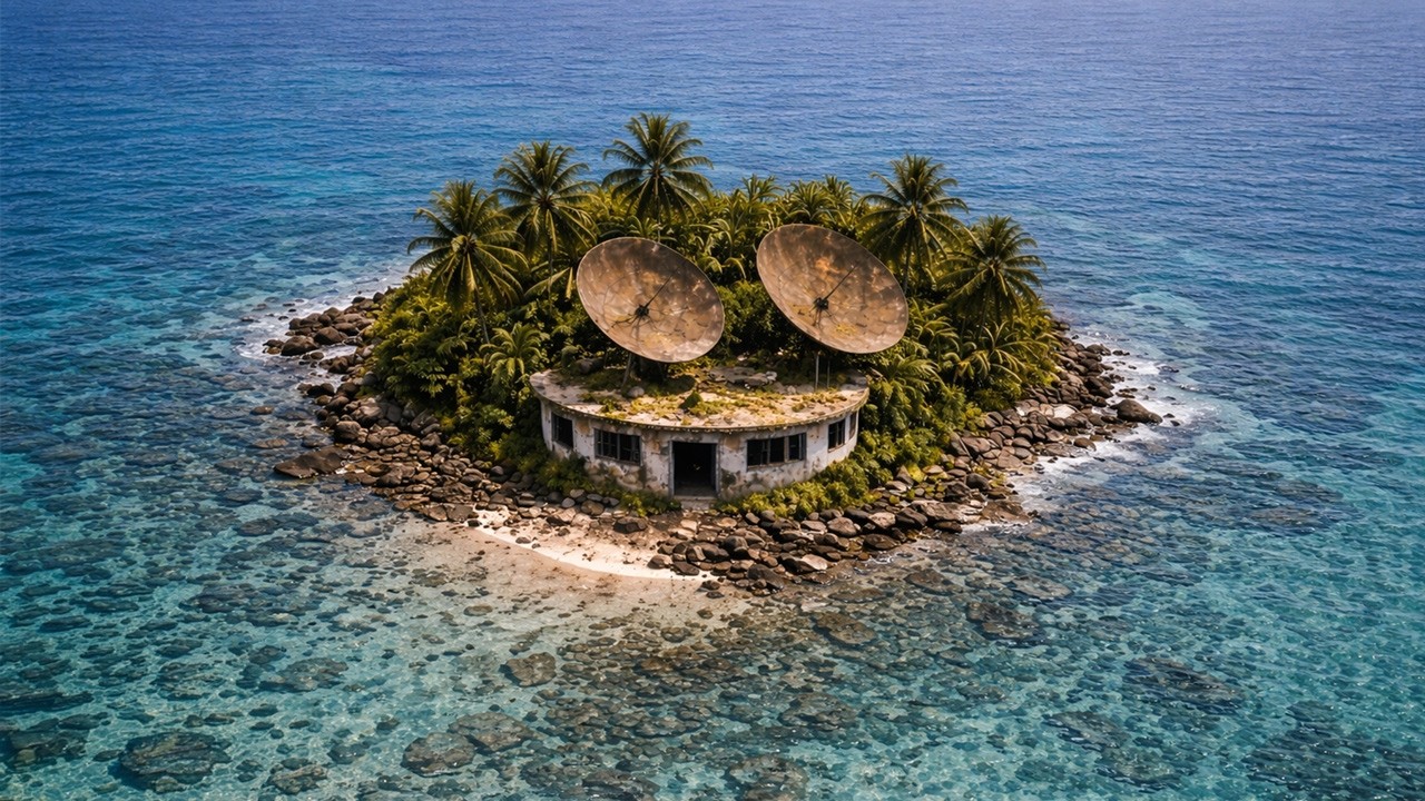 Abandoned Satellite Tracking Station in the Middle of the Ocean (ASMR)