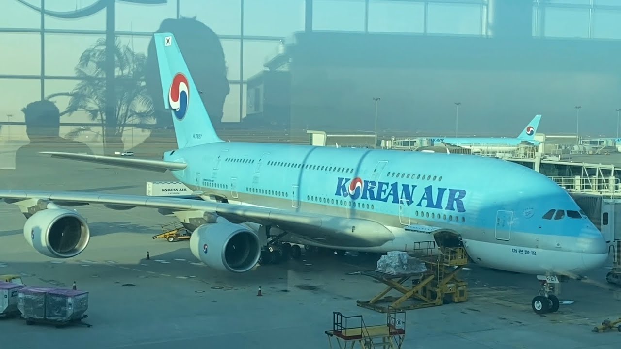 Trip Report | Korean Air A380 Economy Cabin Flight Experience | Seoul to BKK, Suvarnabhumi Airport