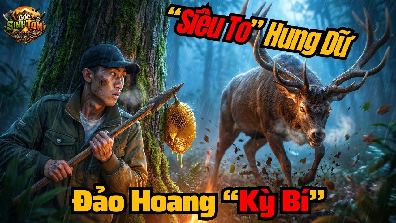 Thử Thách Sinh Tồn Đảo Hoang Kỳ Bí Và Tìm Thấy Nguồn Thực Phẩm Lớn