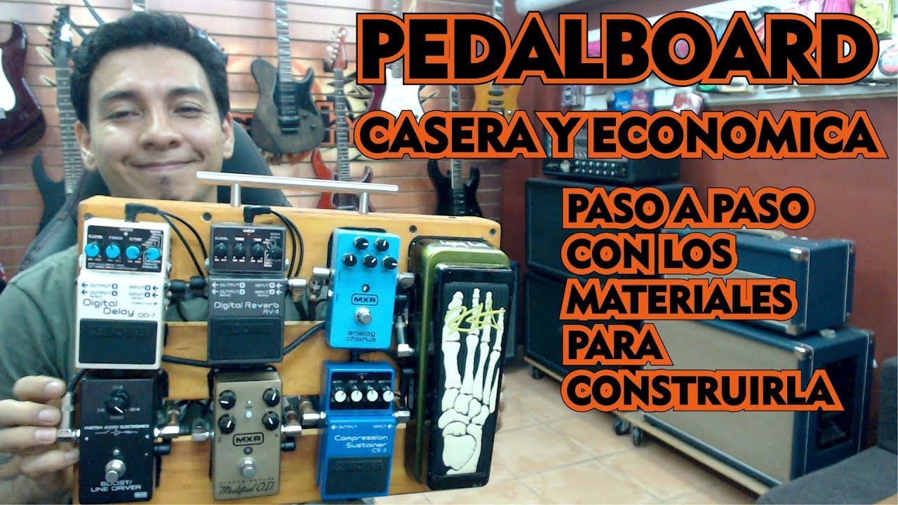 Pedal Board Casera facil de construir