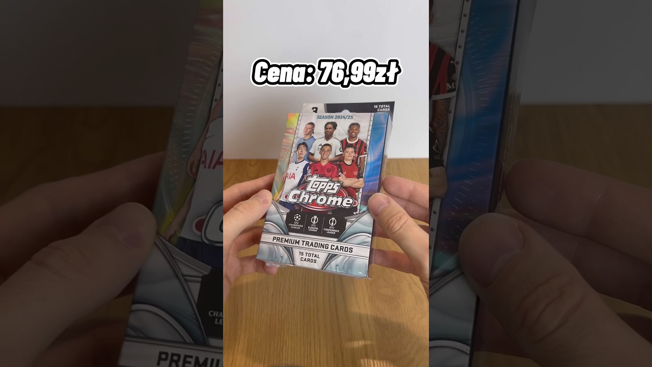 OTWORZYŁEM HANGER BOXA Z TOPPS CHROME UCC 24/25!🔥