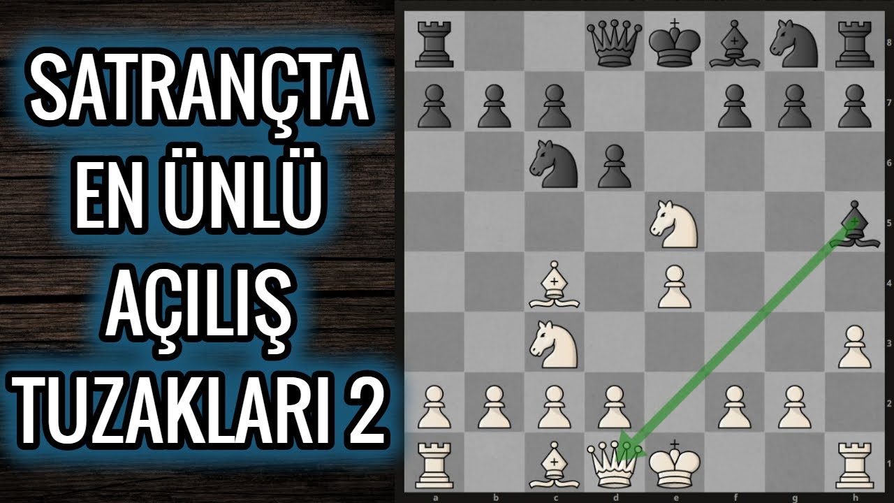 SATRANÇTA EN ÜNLÜ AÇILIŞ TUZAKLARI 2