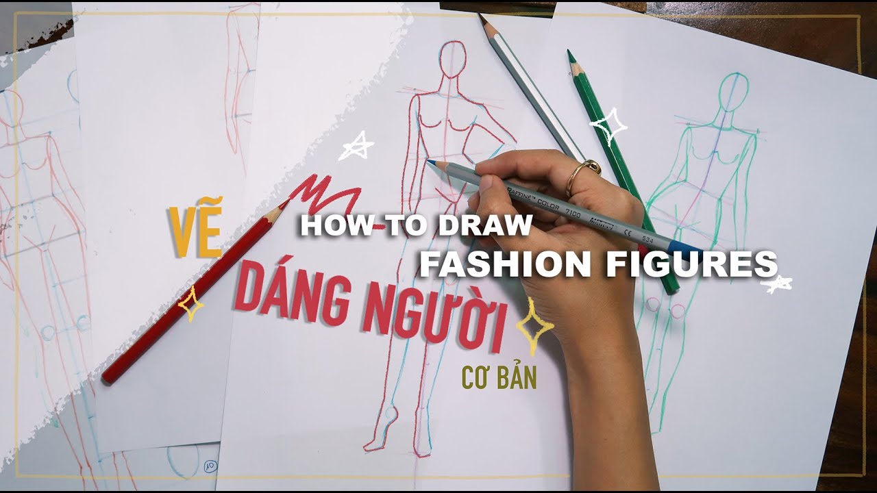 Cách vẽ dáng người thời trang ✍️ | Kiquy Pham