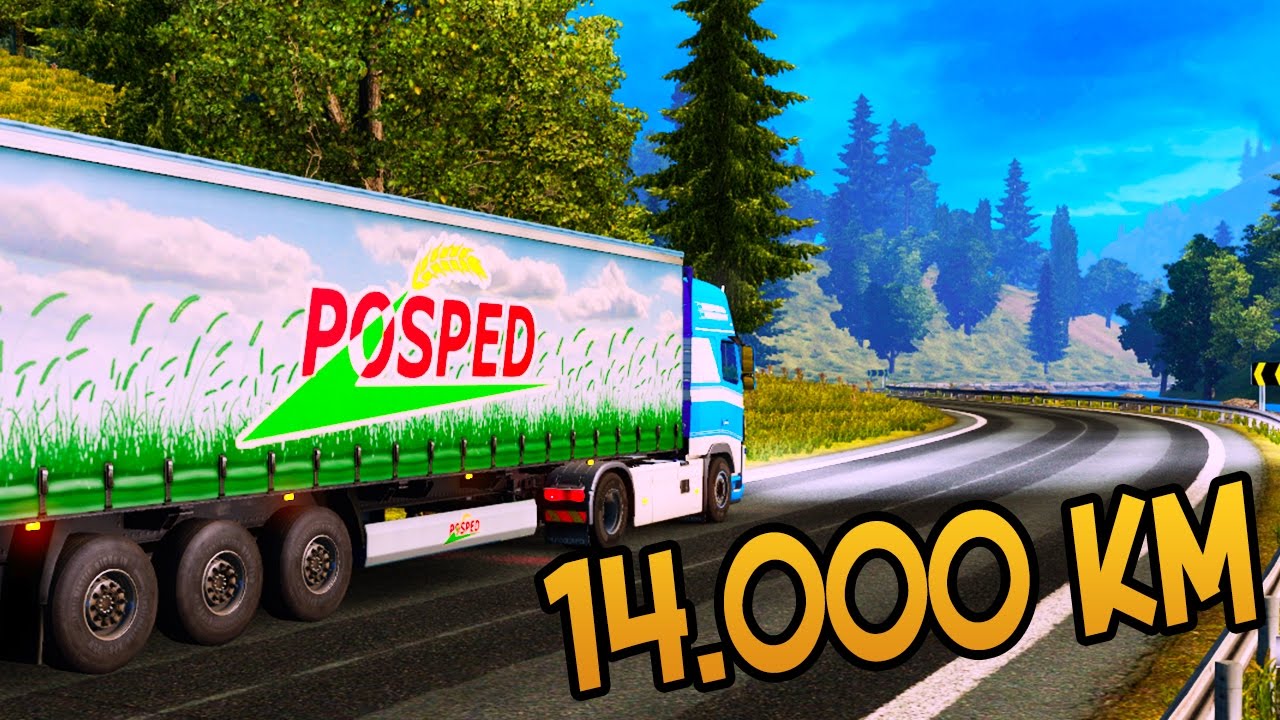 14.000 км из Греции на Гавайи - Euro Truck Simulator 2