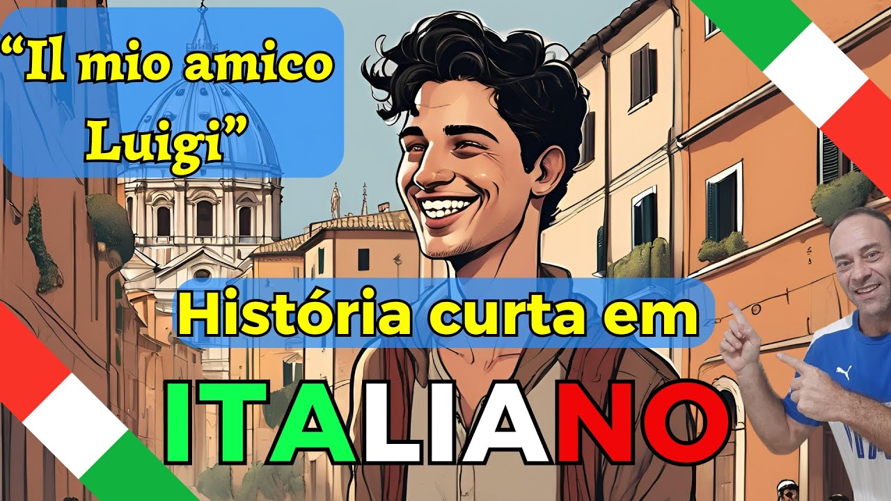 🇮🇹APRENDA ITALIANO de uma forma DIVERTIDA com HISTÓRIAS CURTAS | Exercício FÁCIL!🗣🇮🇹