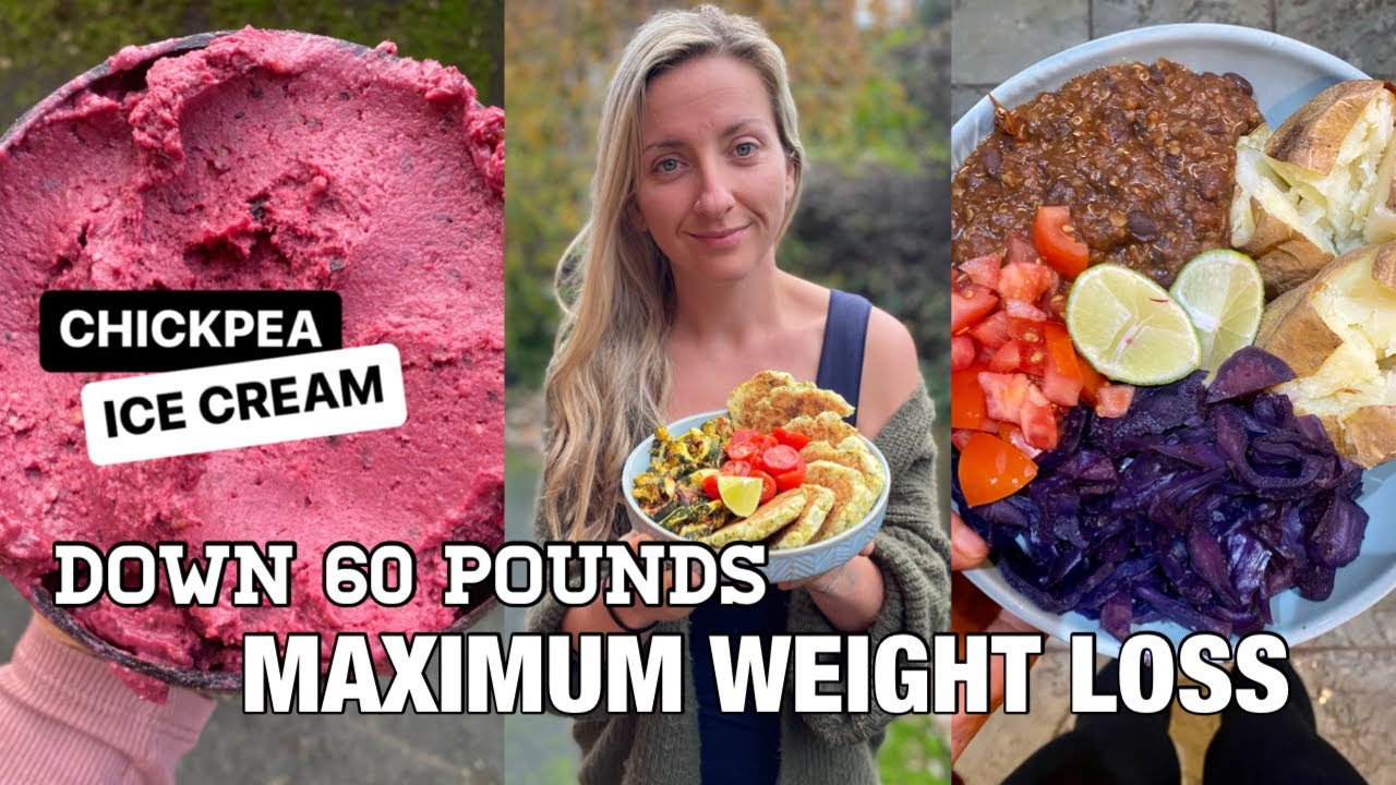 WHAT I EAT IN A DAY | Down 60 Pounds | Starch Solution