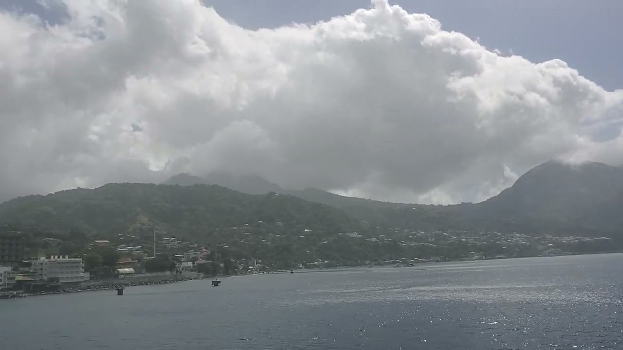 Leaving Dominica Island aboard FRS Express des Iles