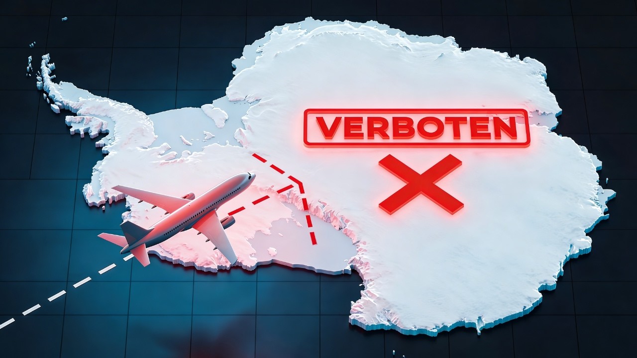 Warum Ist Es Flugzeugen VERBOTEN, Über Die Antarktis Zu Fliegen?