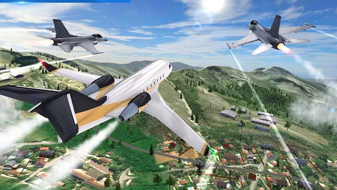 Airplane Flight Pilot Simulator Gameplay