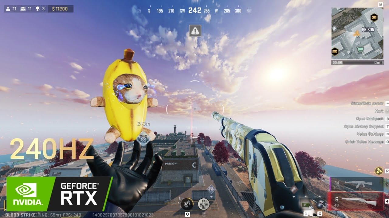 Blood Strike: RTX 3060 12GB - Random Squad - Ultra Quality 4k 240HZ