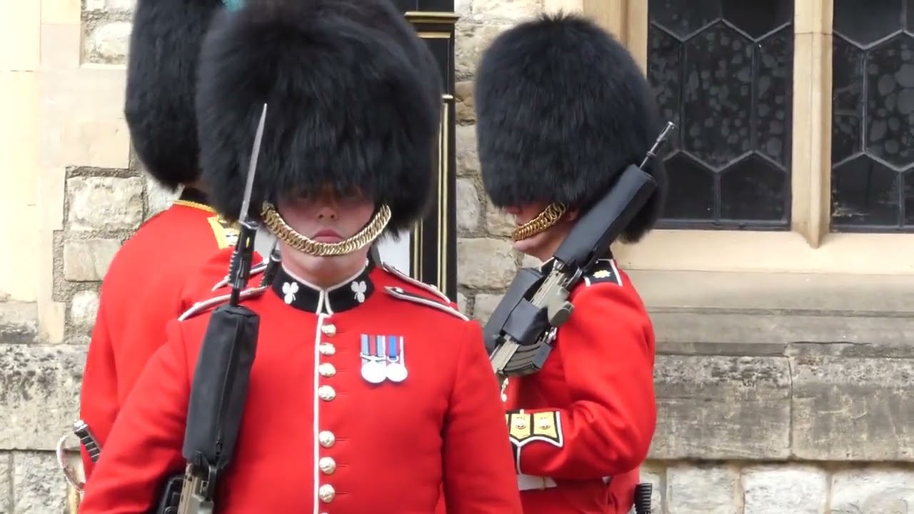 The Irish Guards. Tower of London