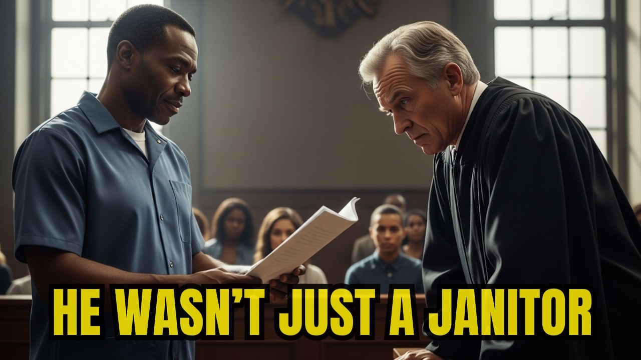 They Thought He Was Just the Janitor — Until the Judge Saw His Name