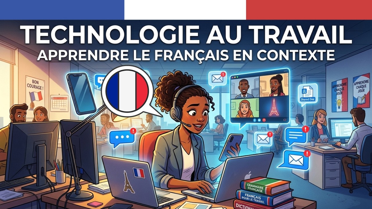 Apprendre le Français Podcast | Conversation Française : La Technologie au Bureau en Français