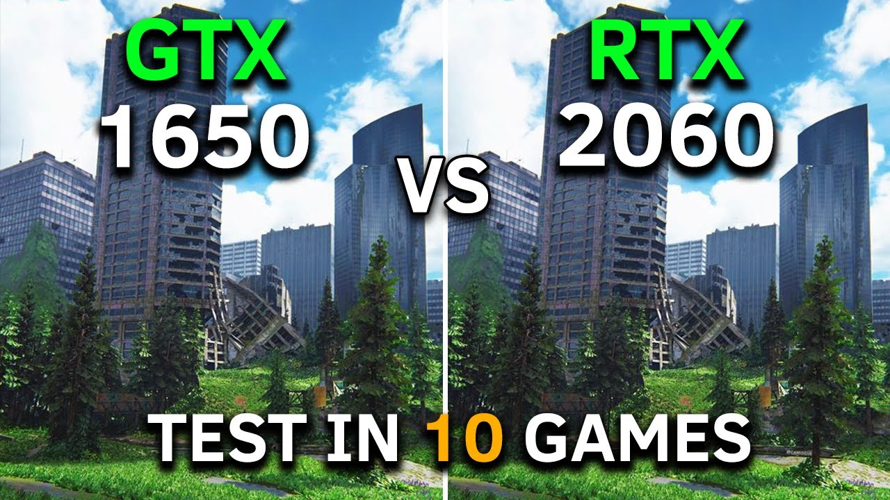 GTX 1650 vs RTX 2060 | Test In 10 Games at 1080p | How Big is The Difference?