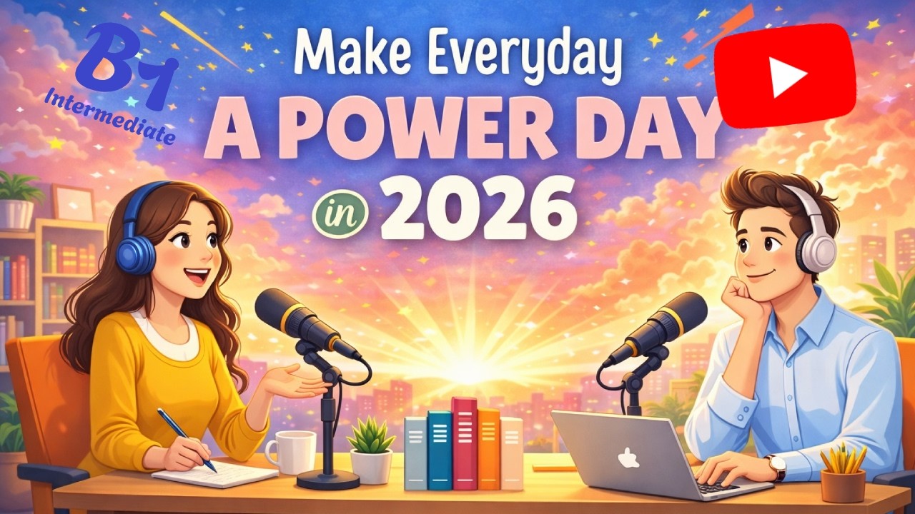 Talk About Your POWER Day in 2026 | Speak English Easy (B1-B2) | Easy Conversation for Intermediate