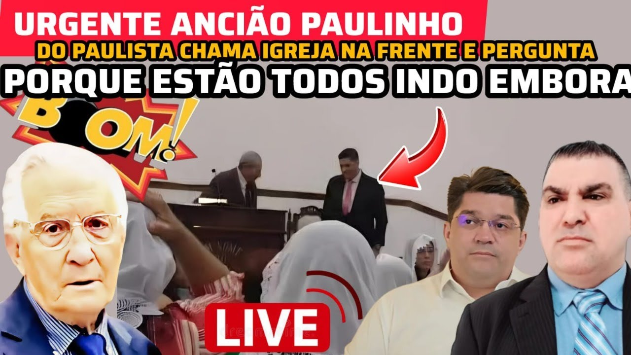 PAULINHO FALA A VERDADE E QUESTIONA IRMANDADE O PORQUE IGREJAS ESTÃO VAZIAS O POVO DESANIMADO.#ccb