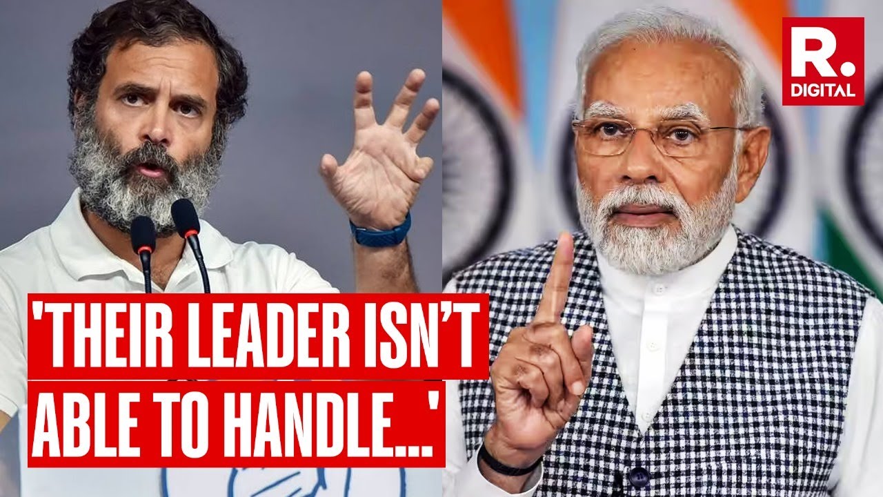 Prime Minister Narendra Modi Flays Congress, Takes A Dig At Rahul Gandhi