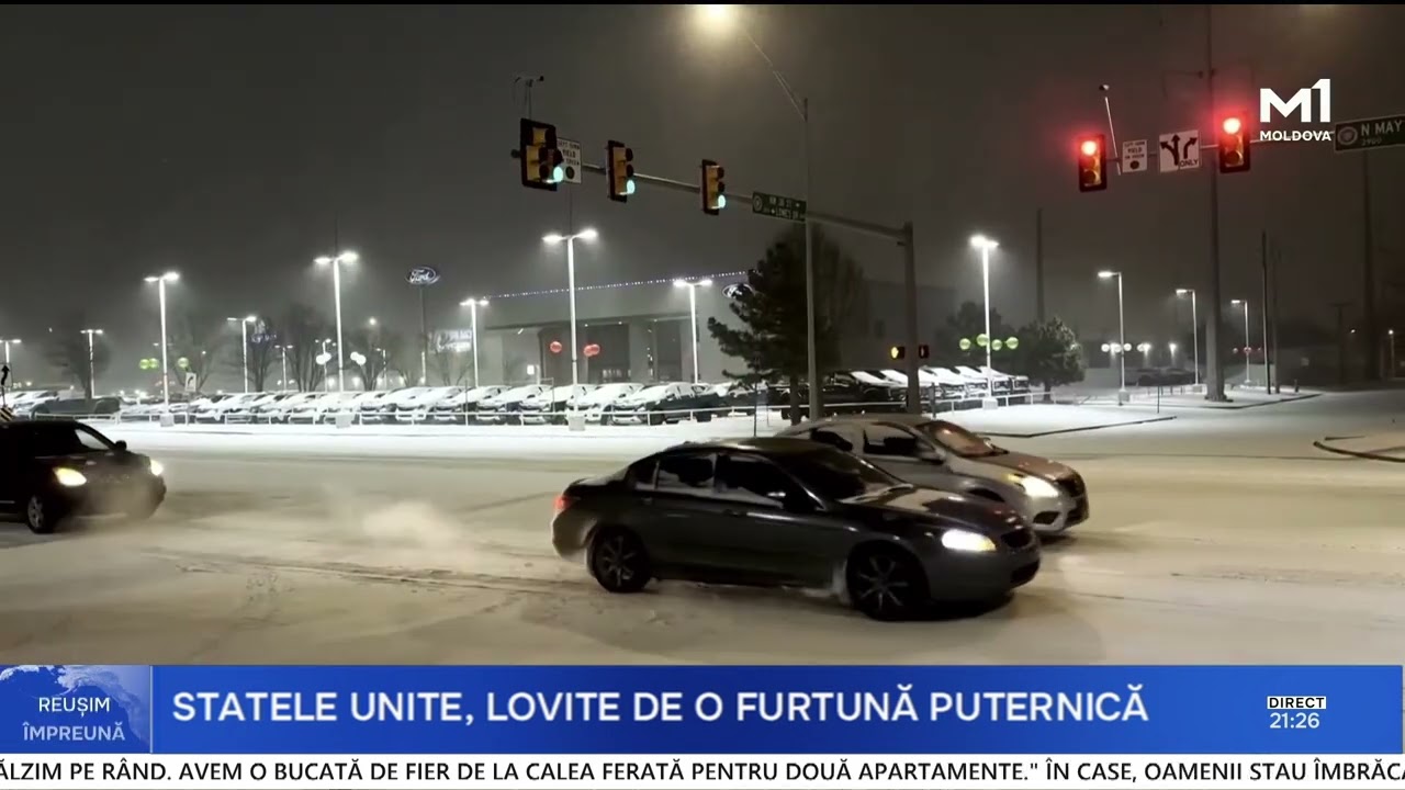 Furtună puternică în SUA: trei victime, stare de urgență în 18 state și mii de zboruri anulate