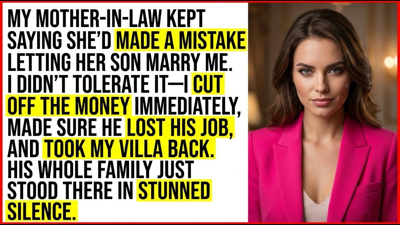 Mother-In-Law Said She Regretted My Marriage To Her Son—So I Cut Support And Got Him Fired…