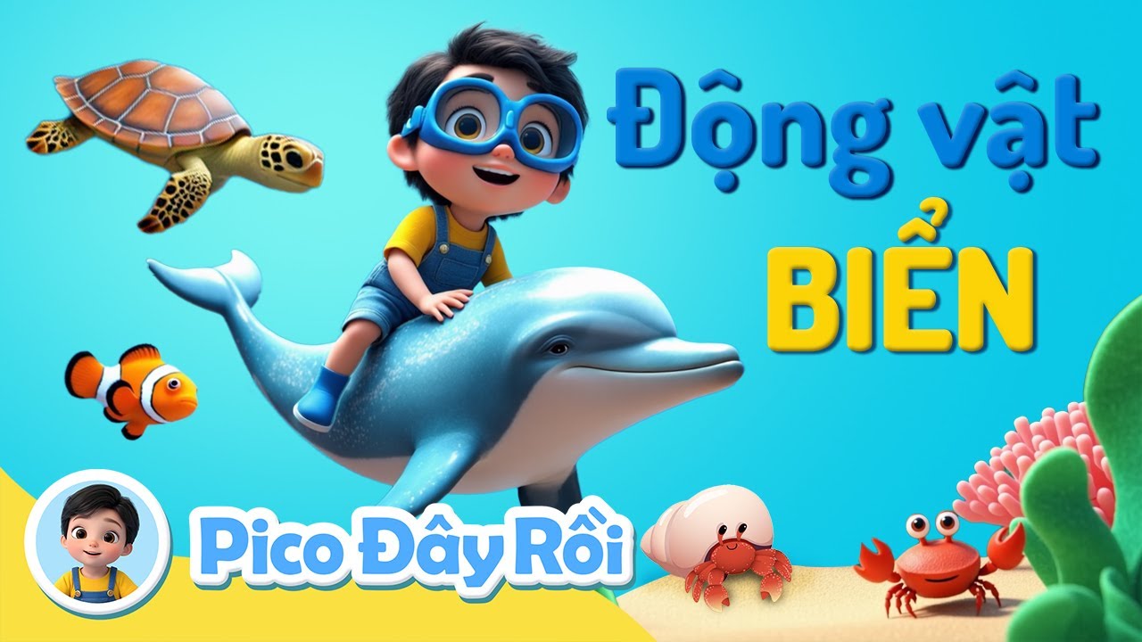 Khám Phá Động Vật Biển Cùng Pico 🌊 | Trò Chơi Bong Bóng Kỳ Diệu