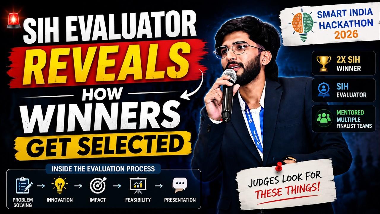 How to Win Smart India Hackathon (SIH 2026) | Complete Roadmap 🏆